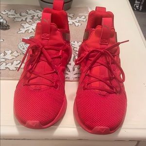 Puma Red Athletic Sneakers